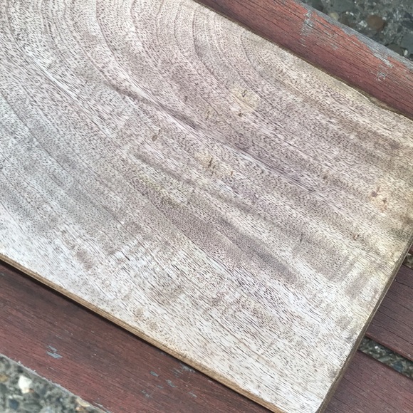 Christmas cheese board snack dip metal tree Mud Pie wood dip appetizer - Picture 3 of 4